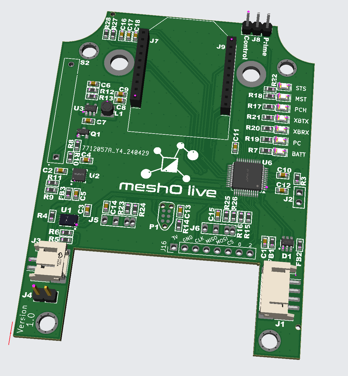 meshO PCB v1